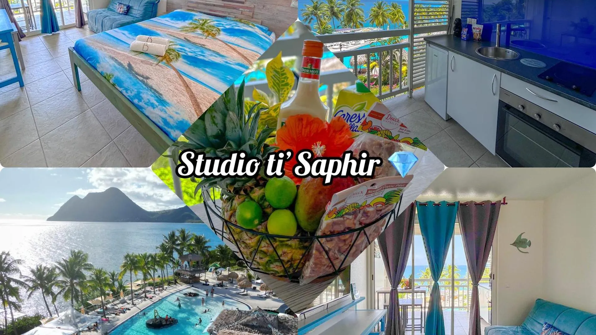 Apartman Studio Ti Saphir Le Diamant